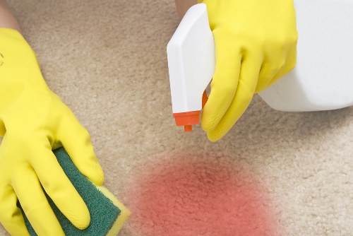 Customer making a secure Brent Carpetcleaning payment on a protected checkout page