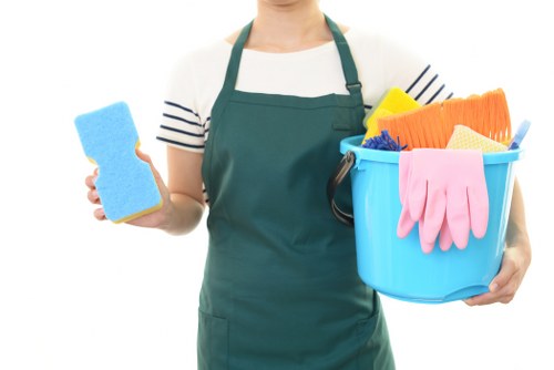Professional after builders cleaning in Brent removing dust from a renovated living room