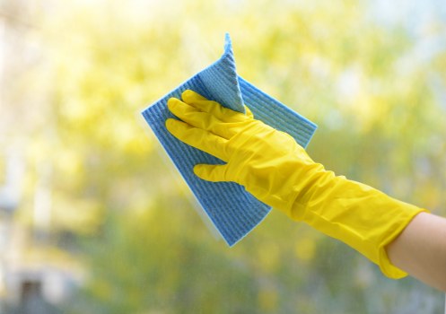 Bathroom cleaning during an end of tenancy service in Brent