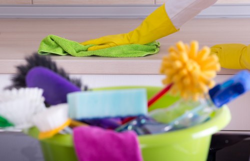 Upholstery cleaning process for a residential sofa in Brent