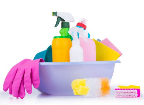 Recycling and waste separation process for carpet cleaning supplies