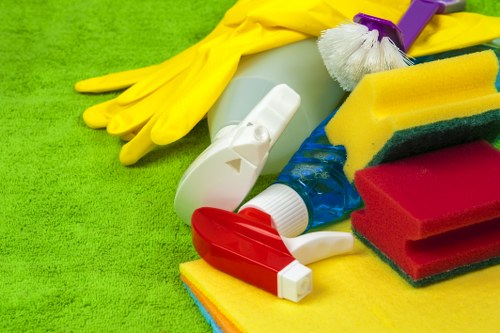 Eco-friendly cleaner in Brent working across a modern property