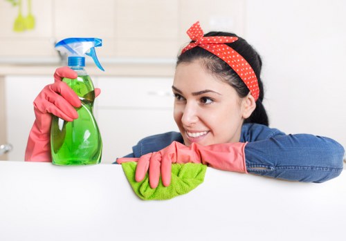 Brent Carpetcleaning staff carrying out a safe and careful cleaning service