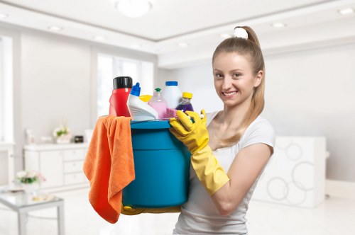 Streak-free window cleaning in Brent improving property appearance